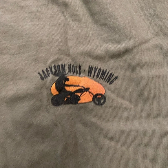 Olive Green Jackson Hole L Shirt - Picture 2 of 3